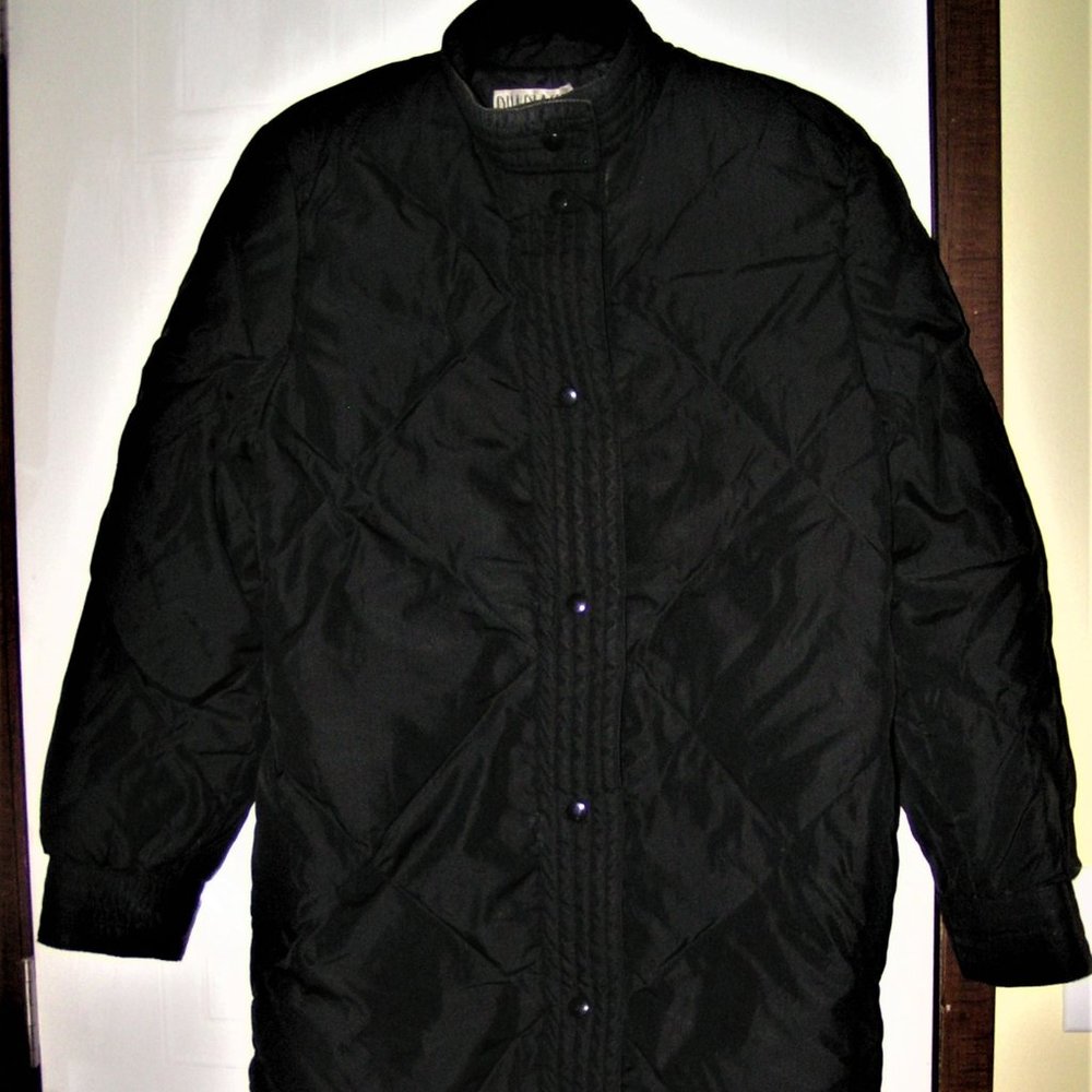 BLACK BILL BLASS CARCOAT L
